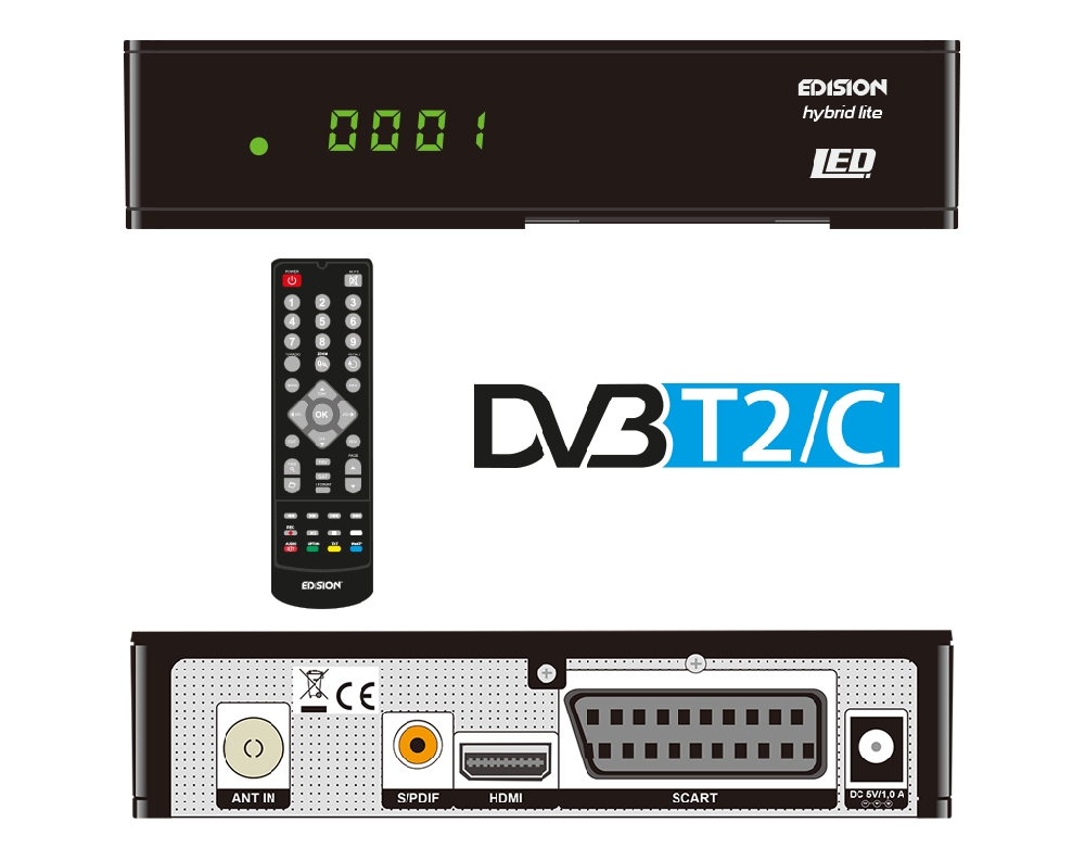 Edision Kabelreceiver Progressiv Hybrid Lite Dvb C bdk.co.in